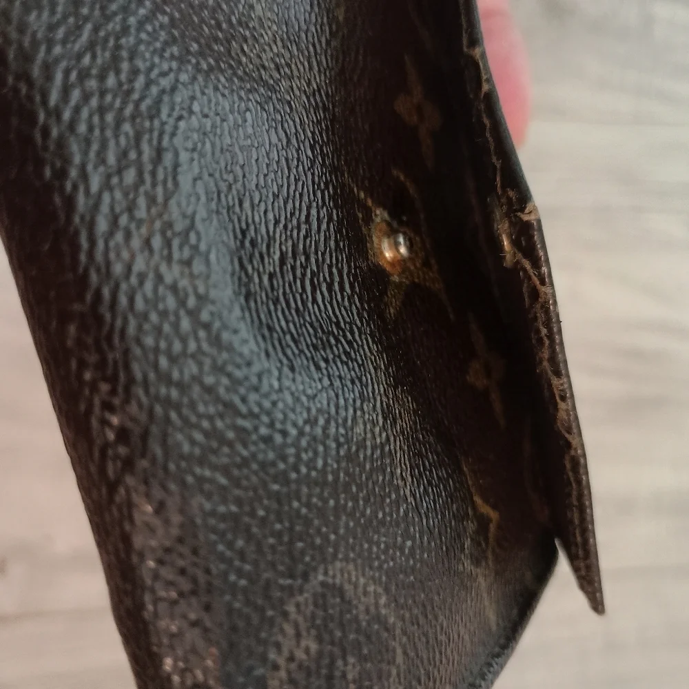 Louis Vuitton W Hook Wallet Monogram Monogram Canvas Authentic